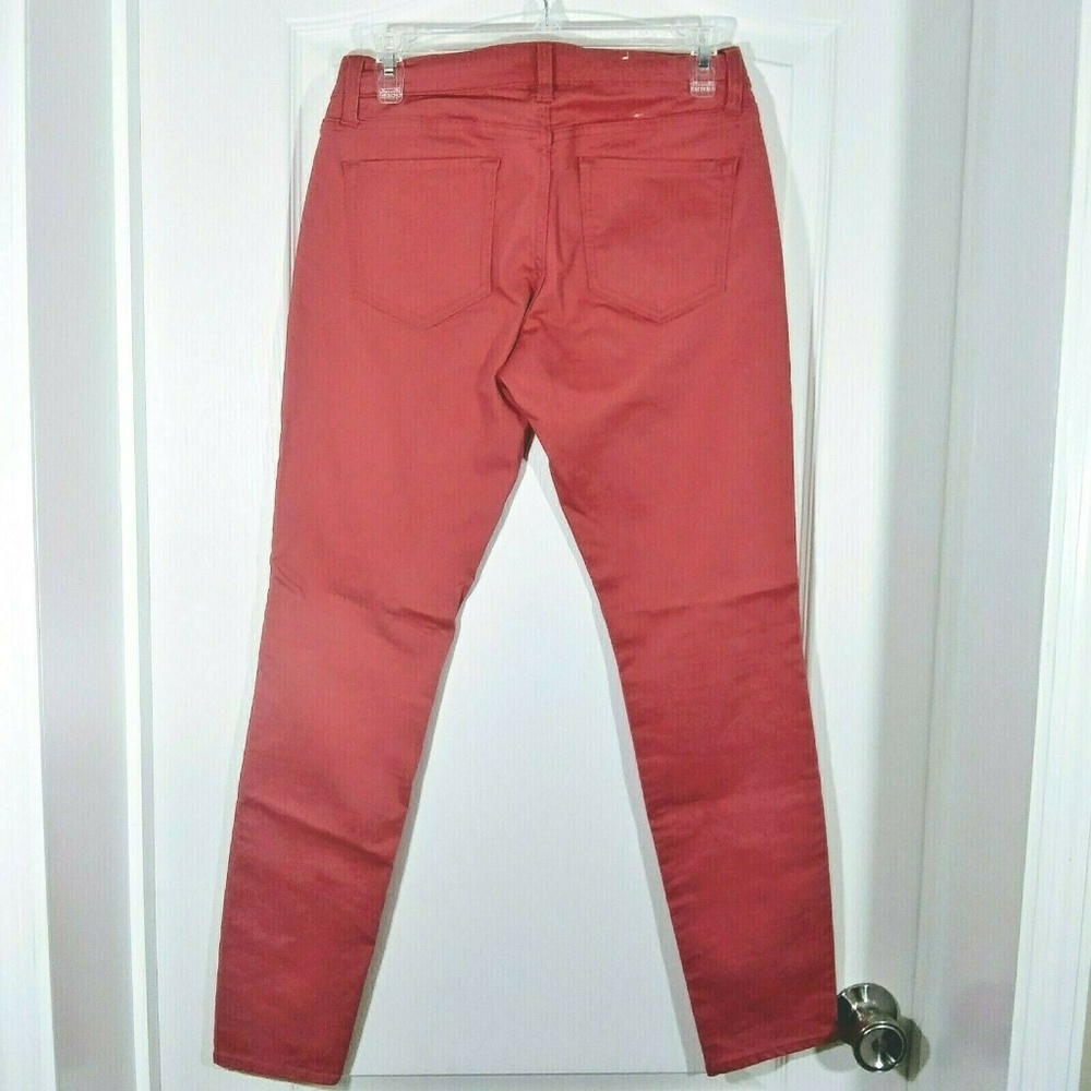 Old Navy Rock Star Coral Skinny Jeans Sz 8 - Picture 2 of 4